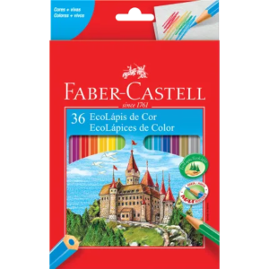 Lápis de Cor 36 Cores EcoLápis Faber-Castell