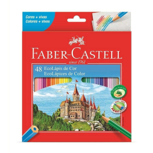 Lápis de Cor 48 Cores EcoLápis Faber-Castell
