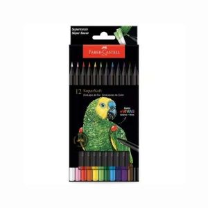 Lápis de Cor 12 Cores EcoLápis SuperSoft Faber-Castell