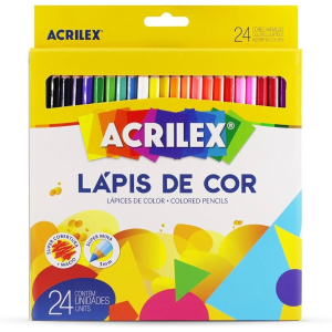 Lápis de Cor 24 Cores Acrilex