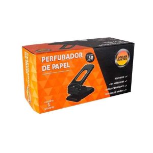 Perfurador de Papel Jocar Office 50 Folhas