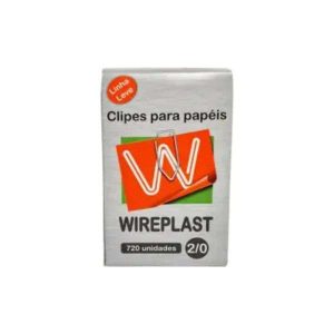 Clips Para Papel Wireplast 2/0 Linha Leve