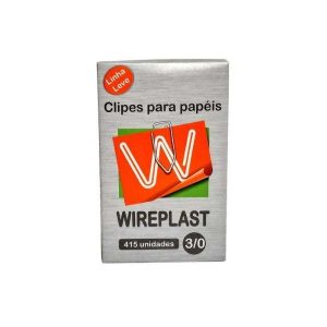 Clips Para Papel Wireplast 3/0 Linha Leve