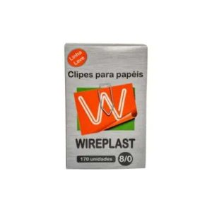 Clips Para Papéis Wireplast 8/0 Linha Leve
