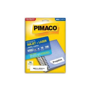 Etiqueta Injet + Laser Pimaco 10 Folhas 6082