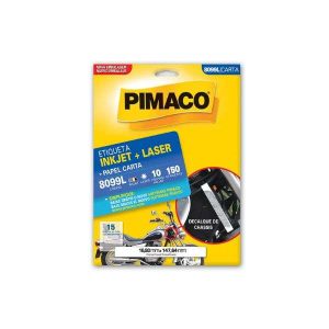 Etiqueta Injet + Laser Pimaco 10 Folhas 8099L