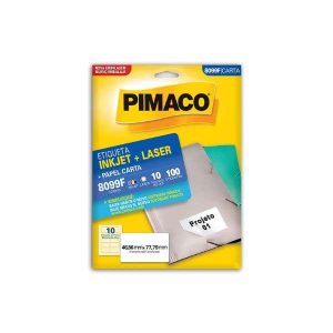 Etiqueta Injet + Laser Pimaco 10 Folhas 8099F