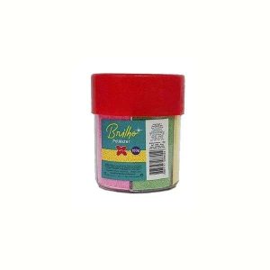 Glitter Poliéster 100g c/4 Cores