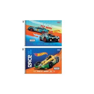 Caderno Espiral Cartografia e Desenho HotWheels 80 fls Tilibra