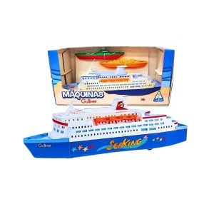 Máquinas Gulliver Transatlântico + 2 Navios de Frotas Naval