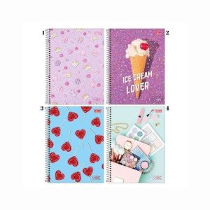 Caderno Espiral 1 Matéria Tilibra Vibe 80 fls