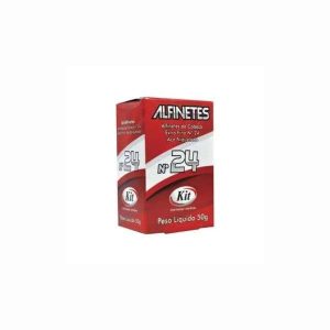 Alfinete de Aço Niquelado nº 24