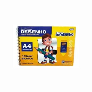 Bloco Meu Primeiro Desenho A4 140g/m² 40 fls Jandaia