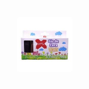 Giz de Cera 6 Cores Primeira Infância Make+