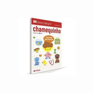 Resma Chamequinho Branco 180g 50 Folhas