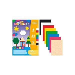 Papel Multiformas 8 Cores 24 fls Tilibra