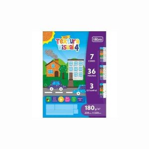 Bloco Textura Visual 4 A4 180g/m² Tilibra