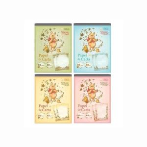 Bloco de Papel de Carta Winnie The Pooh Tilibra