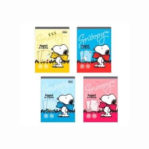 Bloco de Papel de Carta Snoopy Tilibra