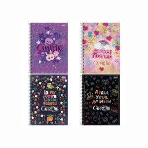 Caderno Espiral 10 Matérias 160 fls Capricho Tilibra