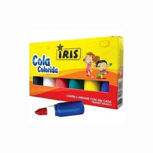Cola Colorida 6 Cores 25g Iris