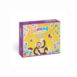 Dominó Divertido 28 pçs Aquarela Brinquedos