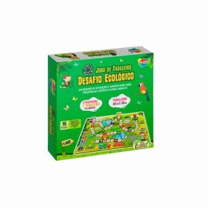 Jogo de Tabuleiro Desafio Ecológico Aquarela Brinquedos