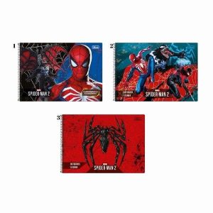 Caderno de Cartografia e Desenho 80 fls Spider-Man 2 Tilibra