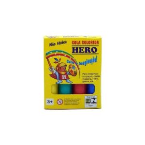 Cola Colorida 4 Cores 25g Hero