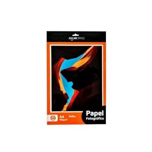 Papel Fotográfico Brilho A4 180g/m² 50 fls