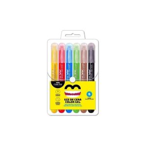 Giz de Cera em Gel 6 Cores Master