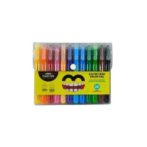 Giz de Cera em Gel 12 Cores Master