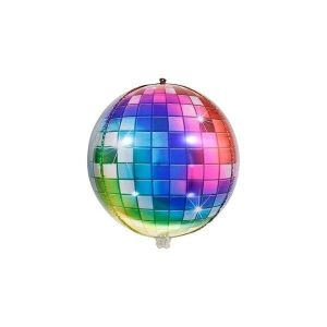 Balão Metalizado Globo Discoteca 24'