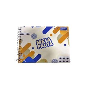 Caderno Meia Pauta 48 fls Smart