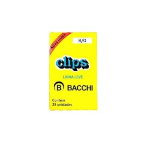 Clips Para Papéis Bacchi 8/0