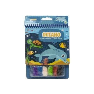 Flocos de Massinha - Livro & Diversão: Oceano