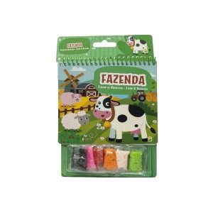 Flocos de Massinha - Livro & Diversão: Fazenda