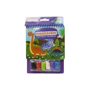Flocos de Massinha - Livro & Diversão: Dinossauros