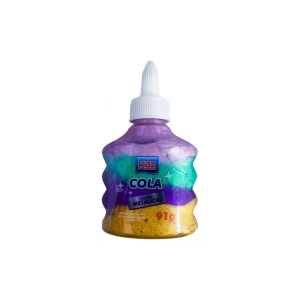 Cola Colorida 91g Cores Metálicas KAZ