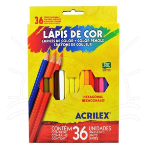 Lápis de Cor 36 Cores Acrilex