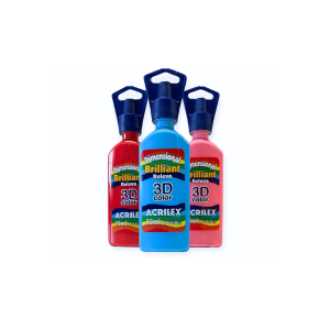 Tinta Dimensional Acrilex 20ml Brilliant Relevo 3D