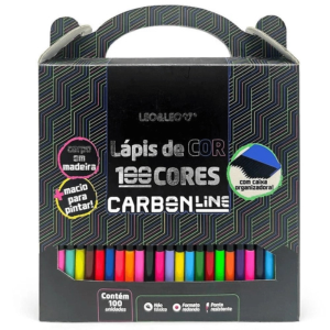 Lápis de Cor 100 Cores Leo&Leo CarbonLine