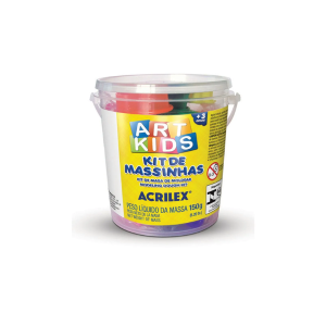 Kit de Massinha Acrilex Art Kids