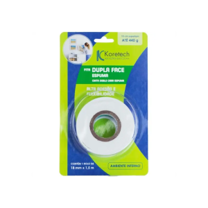 Fita Dupla Face Espuma Koretech 440g