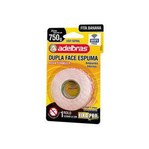 Fita Dupla Face Espuma Adelbras 750g