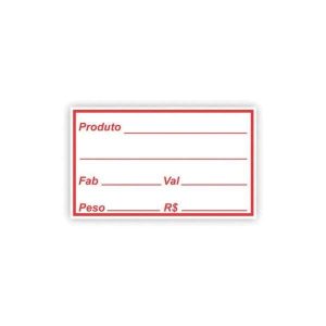 Etiqueta de Validade 10mt