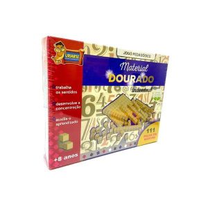 Material Dourado em Madeira