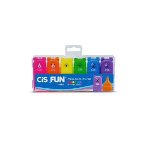 Marca Texto 6 Cores CIS Fun Neon