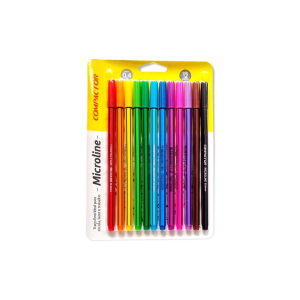 Caneta Microline Compator 12 Cores