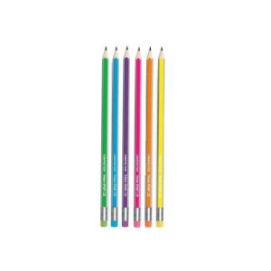 Lápis Grafite 2B com Borracha Compactor Tristar POP